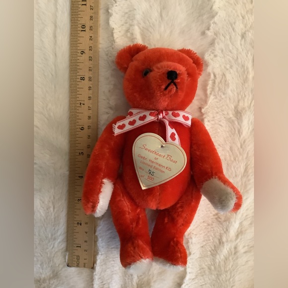 Vintage Hermann Limited Edition Mohair Sweetheart Bear - Made in Germany - Picture 8 of 8